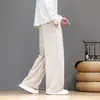 Pantalones Casuales de Pana Otoño/Invierno 2026 para Hombre Estilo Chino Pierna Recta Holgada Pantalones Harem Pantalones Retro Modernos Talla Grande