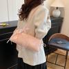 Bolso bandolera popular de este año para mujer 2025 nuevo bolso primavera y verano nicho de alta gama versátil hombro bolso rosa