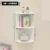 Prateleira de Parede Flutuante Prateleira de Canto para Armazenamento Prateleira de Armazenamento de Parede Montada na Parede da Sala de Estar Prateleira de Armazenamento de Parede Multicamadas Estante de Canto para Livros
