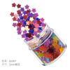 Conjunto de lantejoulas para nail art flor de cerejeira, miçangas douradas, pó de glitter, esmalte, joias, slime, material transfronteiriço