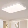 Luz principal de sala de estar minimalista italiana, lámpara de techo de lujo ligero y de alta gama que protege los ojos, luminaria nueva única, combinación de paquete de iluminación para toda la casa