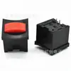 Chassi de controle industrial 14*14 interruptor de rearme automático sem trava audível botão de travamento automático de 2 pinos interruptor de chave