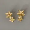 Brincos de Tarraxa de Alto Padrão para Cruzamento de Fronteiras, Nicho, Design Retrô, Personalidade, Brincos de Borboleta, Modernos, Versáteis, Brincos de Luxo Leve
