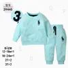 Sudadera de Otoño Nueva de Cuello Redondo Transfronteriza Material Ropa para Bebés y Niños Traje de Dos Piezas Traje Deportivo Casual [Mayoreo]