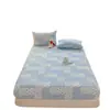 Cubierta de Cama de Gasa de Doble Capa para Dormitorio de Estudiantes Pieza Única Universal para Todas las Estaciones Color Sólido Juego de Sábanas Cubierta No es Algodón Puro Cubierta a Prueba de Polvo 100% Algodón