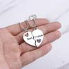 Wish2018 Moda europea y americana personalidad mejores amigas costuras de diamante amor collar venta caliente transfronteriza accesorios