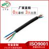 Cable de alimentación Cable de extensión de 3 conductores H05Rn-F Cadena de luces Portalámparas Cable Cable de alimentación americano Procesamiento 3*0.5 Metros Cuadrados