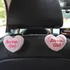 Gancho para Coche para Respaldo de Asiento, Gancho Multifuncional Creativo para Coche, Accesorio de Coche con Forma de Corazón de Dibujos Animados
