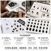 Cabochões de espinélio preto natural, redondos, ovais, em formato de pera, formato marquise, vários tamanhos, pedras soltas para cravação, atacado do fabricante