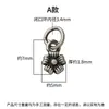 Nuevo colgante de flor de campana con forma de cuerno de flor retro estilo chino de plata de ley S925, accesorio para ensartar cuentas y hacer cordones DIY