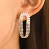 Pendientes de borla largos Mori de lujo ligeros con hebilla de oreja de perla simple europea y americana, nuevos pendientes al por mayor