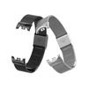Adecuado para pulsera Xiaomi 8/9 correa de reloj de metal con hebilla milanesa pulsera negocio ocio deportes correa de repuesto