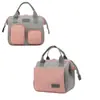 Bolsa para Mamá y Bebé, Bolsa Pequeña Multifuncional de Gran Capacidad para Pañales, Bolso de Hombro Único para Salir, Separación de Seco y Húmedo, Impermeable