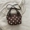 Bolso cubo nuevo retro y minimalista, un bolso de mano moderno y casual para otoño de 2026, con un diseño texturizado y adecuado para que las mujeres lo lleven como bolso de hombro o bolso cruzado