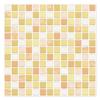 Pegatinas de Pared Imitación Azulejo 3D Estéreo Pegamento Mosaico de Cristal Pegatinas de Pared Autoadhesivas Decoración de Pared de Dormitorio Pegatinas de Pared Autoadhesivas