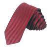 Corbata de Mano de Poliéster de 5CM 6cm para Hombre Mujer Color Sólido Estrecha Vestido de Negocios Jacquard Corbata Estrecha Raya Venta al por Mayor