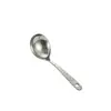 Cuchara para Sopa de Cocina Doméstica de Acero Inoxidable 304, Cuchara para Servir de Restaurante de Alta Gama, Cuchara para Sopa de Lujo con Textura Martillada, Cucharón Grande Espesado para Sopa de Cocina