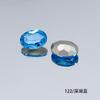 Cristal Dongzhou 10x14 Diamante Grande Ovo de Pombo, Diamante Oval Brilhante com Fundo Pontiagudo, Cristal Artificial Acessórios para Arte de Unhas DIY