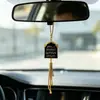 Ornamento para pendurar no espelho retrovisor do carro estilo Oriente Médio transfronteiriço Etiqueta de esmalte verde Pingente de franja seguro para o interior do carro