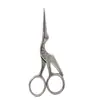 Tijera de grúa de fábrica cinta de grúa corte de cinta titanio 115 mm vintage corte de té hilo de punto de cruz tijeras herramienta