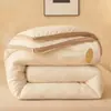 Núcleo de edredón blanco de algodón y lino lavado tridimensional para uso doméstico, edredón doble primavera-otoño, apto para todas las estaciones, edredón de invierno engrosado, ropa de cama individual