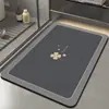 Alfombrilla absorbente para baño con diatomeas suaves, antideslizante, de secado rápido, para puerta de inodoro y hogar