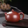 Olla de Arcilla Púrpura de Mineral Crudo Barro Zhu de Gran Capacidad 430ml Olla Llamada de Pájaros del Agua Fengming Regalo para el Hogar Olla para Té Dahongpao