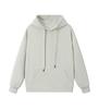 Sudadera con capucha de algodón mixto de doble cara para hombre y mujer, color liso, estilo callejero americano, a la moda, manga larga, Otoño, estilo coreano, casual