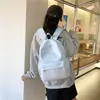 Mochila Escolar INS Japonesa com Listras e Bolinhas para Mulheres Versátil para Alunos do Ensino Fundamental II e Médio Mochila Casual Leve para Viagem Mochila Estudantil