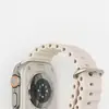 Correa marina para Apple Watch Ultra 8.ª generación, nueva correa de silicona de 49 mm con doble anilla.