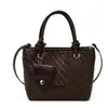 Bolso de mano para mujer, estilo coreano, de alta gama, versátil para ir al trabajo, bolso de hombro único cruzado, diseño de nicho de Instagram, bolso de mujer con patrón tejido