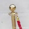 Lanyard para portero poste de bienvenida cuerda de poste cuerda de terciopelo rojo cuerda trenzada barandilla de acero inoxidable para portero cuerda de 1.5 m Cuerda de terciopelo