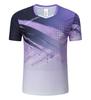 Grupo de Competição Atacadista Extremamente Rápido Uniforme Esportivo de Manga Curta Secagem Rápida Respirável para Badminton Tênis Treinamento Fitness Roupa Superior