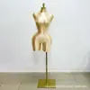 Maniquí de Cuerpo Humano, Modelo Femenino, Soporte de Exhibición para Modelo BBL Tallas Grandes, Modelo Dorado Europeo y Americano, Artículo Popular de Comercio Exterior