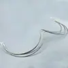 En Stock Anillo de Acero Integrado Redondo de Alambre Integrado 3D Tridimensional Acero Inoxidable Forma de W Integrado Acero Antióxido Soporte Fijo para Pecho No se Oxida