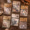 Pacote de Adesivos Dia Lindo - Série Café - Decoração de Diário com Tema Café Vintage - 40 Adesivos Incluídos - 6 Designs