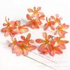 Flores Artificiales, Flores Pequeñas de Tres Puntas, Materiales DIY, Decoración del Hogar, Arte Floral, Flores Falsas, Accesorios de Caja de Regalo Transfronteriza Realista de Alta Gama