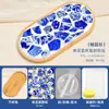 Mosaico de Porcelana Azul e Branca Porta-Copos DIY Feito à Mão Peça de Cerâmica de Jingdezhen Ornatos de Colagem Eventos de Aquecimento para Team Building Presentes