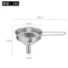 Filtro mini anti-vazamento de aço inoxidável 304 líquido doméstico tamanho pequeno funil de óleo funil de vinho de pequeno calibre dispensador de vinho