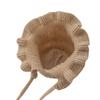 Gorro de Invierno para Bebé con Encaje Dulce, Gorro de Lana Tejida para Niñas, Gorro Cálido para Protección de Orejas de Bebé Pequeño, zxh10
