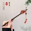 Horquilla de Pelo con Borla Estilo Chino para Caminar para Mujer, Peineta de Gama Alta, Adorno para el Cabello, Nuevo Disco de Pelo Antiguo, Accesorios Hanfu Cheongsam