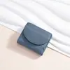 Mini Cartera Macaron para Mujer, Billetera Sencilla y Conveniente de Cuero para Monedas, Portatarjetas Creativo con Múltiples Ranuras