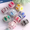 Accesorios para Pulseras DIY, Joyería para Mejorar la Fortuna, Cuentas de Agujero Recto, Cadena para Teléfono DIY, Llavero, Accesorios para Cadena de Bolsos