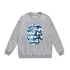 Sudadera de marca de moda estilo japonés, comercio exterior transfronterizo, con estampado de cabeza de simio, unisex, casual, cuello redondo, de felpa