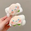 Artefato Anti-Respingo Outono e Inverno Urso Puding Headband de Pelúcia Pulseira Impermeável Fofa Tira para Pulso Lava-Rosto Mangas Anti-Molhado