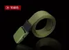 Cinturón de Nylon con Hebilla de Plástico para Hombres y Mujeres, Tejido Casual para Exteriores, Sin Metal, Antirrobo de Seguridad, Venta al por Mayor Directa de Fábrica, Estilo Camuflaje