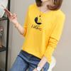 2800 # Camiseta de Manga Larga para Mujer Algodón Puro (Foto Real Tomada) (95 Algodón 5 Spandex) (Nuevo Tamaño XXL)