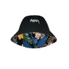 Sombrero de Pescador de Ala Ancha, Sombrero de Cubo, Camping al Aire Libre, Montañismo, Pesca, Protección Solar, Sombrero de Sol Plegable con Texto Impreso
