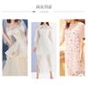 Tejido de Organza Hilo de Punto de Burbuja Jacquard Hilo de Punto Blanco Ben Vestido de Cobertura de Boda Moda Hilo de Punto de Burbuja