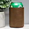 Fundas de Cuero de PU para Botellas de Cerveza al por Mayor en Stock, Fundas Portátiles para Latas y Botellas de Cola para Exteriores, Fundas de Cuero para Bebidas en Lata